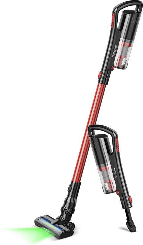 TurboTronic LZ6 Aspirateur Bâton avec Laser - Rouge
