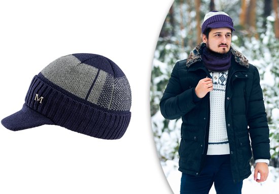 Milanoro - Bonnet chaud pour garder la tête au chaud par temps froid - Noir
