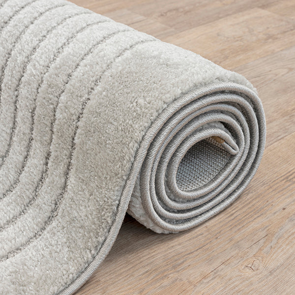 Tapis Eclipse 2320 – Gris – Hauteur des poils : 12 mm – Tapis tissé à la machine