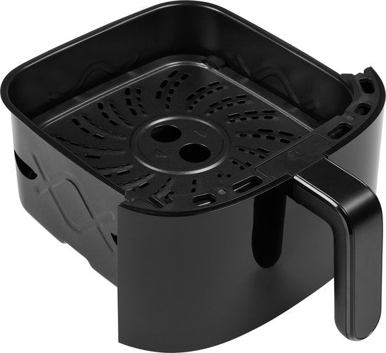 Princess Friteuse à air numérique 182238 - Inclut une grille réglable en hauteur - Grande capacité 4 litres - Noire - Écran tactile numérique - 8 programmes automatiques