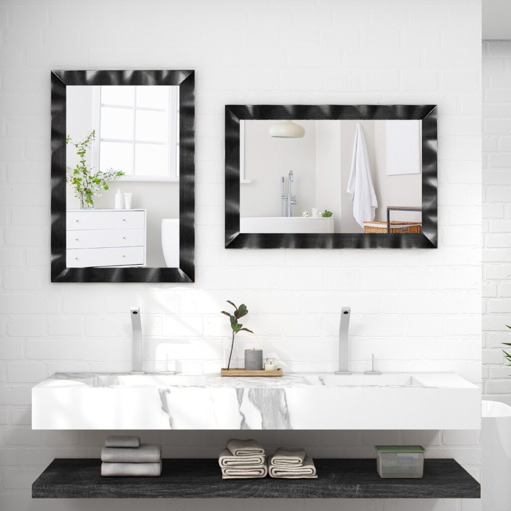 Coast WoodLuxe Wall Mirror 106 x 71.5 cm - Cadre en bois rustique naturel