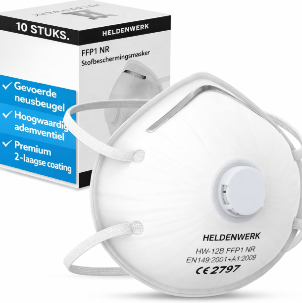 Masque de protection respiratoire Heroism - Blanc