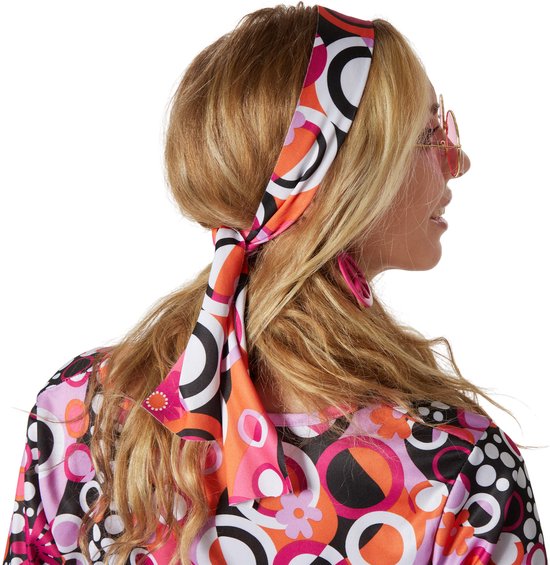 dressforfun - ladies costume hippie flowerpower - L - Costume carnaval - Halloween - Dress up - Party wear - Carnival wear - Party wear