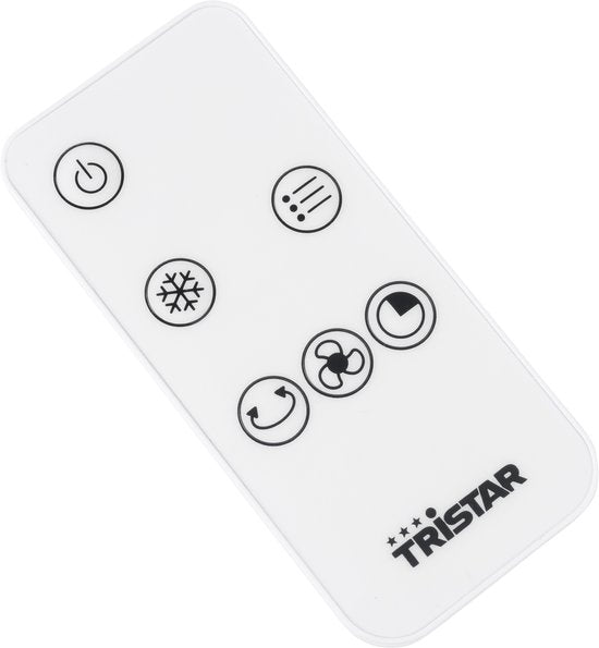 Tristar AT-5479 - Refroidisseur d'air - 3 litres - 3 vitesses - Minuterie - Oscillation - Silencieux et compact - Blanc