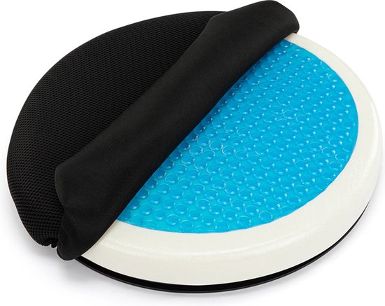 Wellhealth - Coussin confortable en gel, adapté à toutes les chaises - 2 pièces