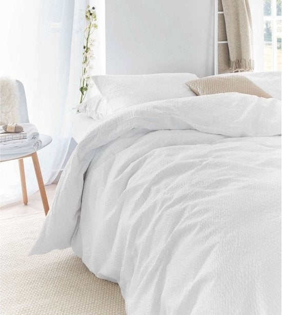 Beddinghouse Wave housse de couette - Plain - Lits-Jumeaux - 240x200/220 - White