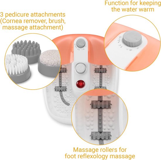 medisana FS 883 - Bain de pieds à bulles