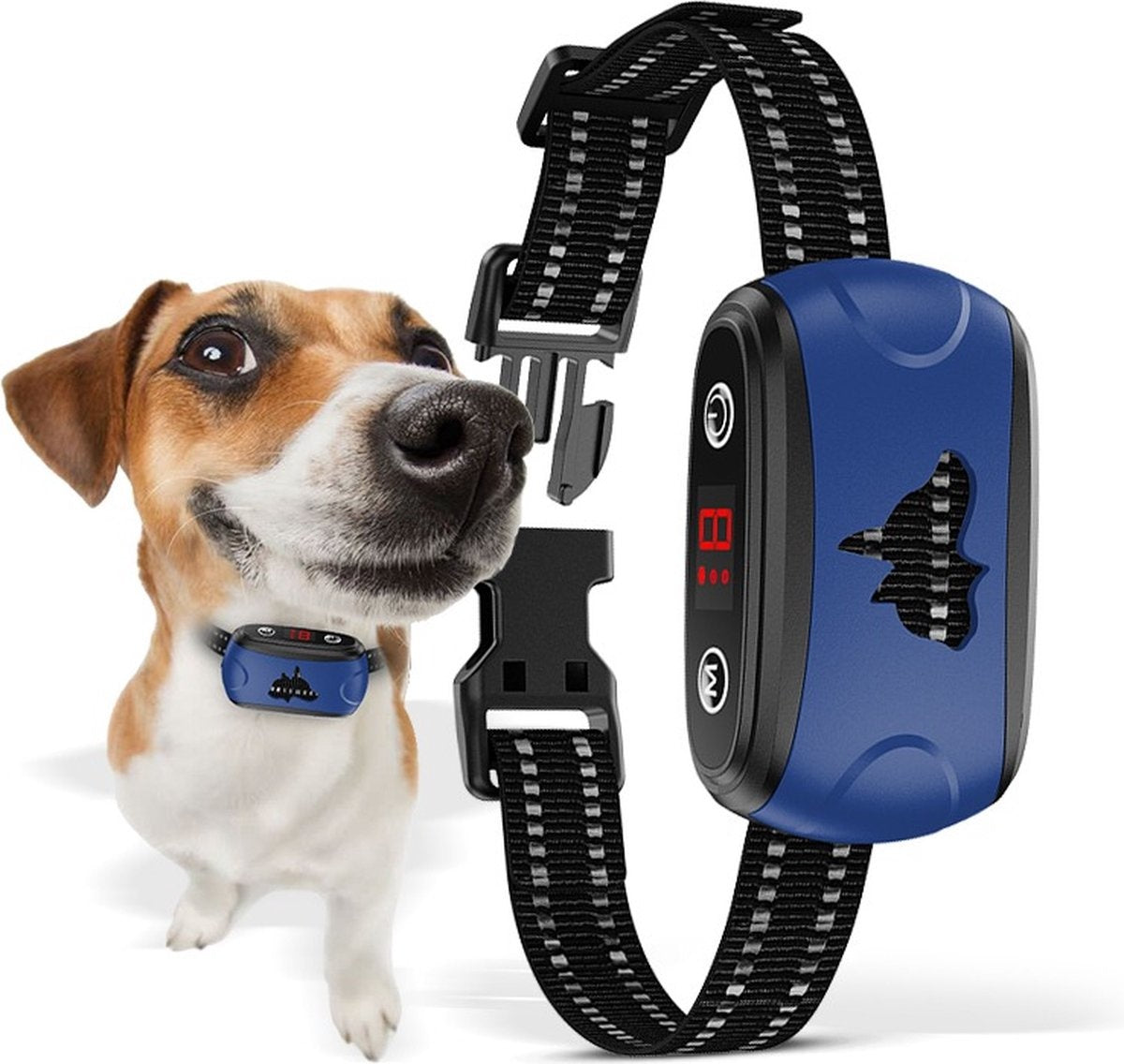 Collier anti-aboiement - Collier anti-aboiement pour chiens - Collier pour gros et petits chiens - Détection automatique des aboiements réglable pour votre chien