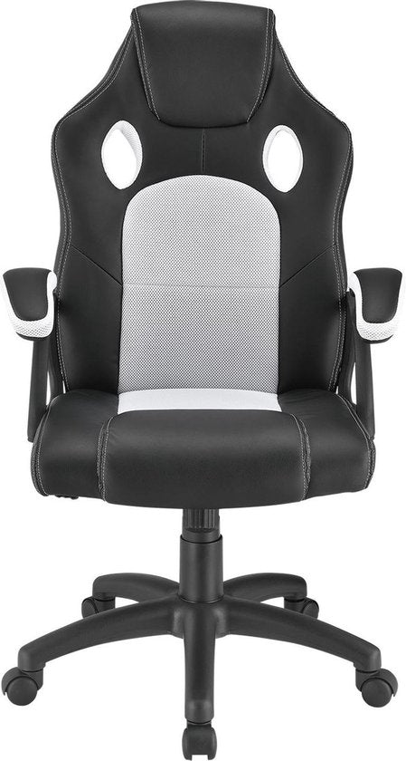 Chaise de bureau/chaise de jeu Racing Montreal - Blanc