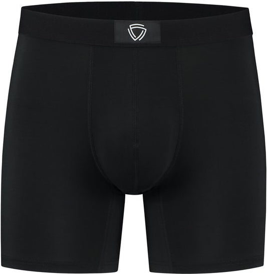 Boxer anti-transpiration Fibershirts - Bande anti-transpiration intégrée - MicroModal respirant - Anti-transpiration - Homme - Taille XL - Noir