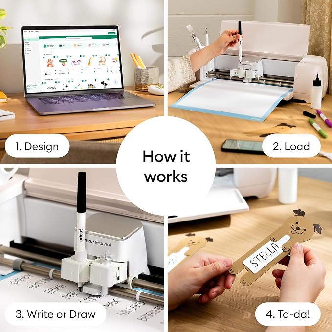Marqueurs double face Cricut, lot de 20 – Pointe fine de 0,4 mm et marqueur de 1 mm – Multicolores – Pour Explore, Maker et Venture
