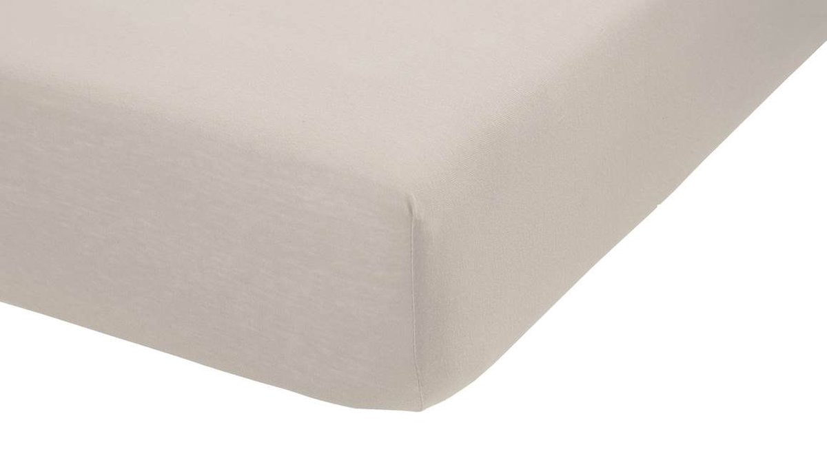 Ambiante Jersey - Drap-housse - 160x200/210 - Sand