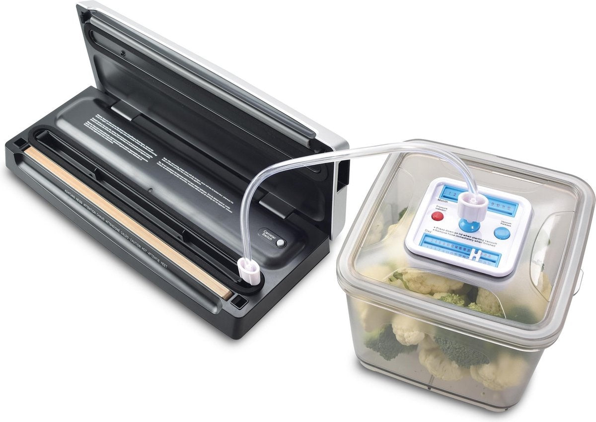 Solis Vac Smart 577 Vacumeermachine - Volautomatische Vacuümmachine met Slangaansluiting - Grijs