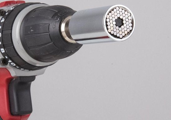 Hammersmith PowerGrip XXL | Clé à douille universelle | Douille universelle XXL | Accessoire pour boîte à outils | Clé à douille 11 mm à 32 mm en 1