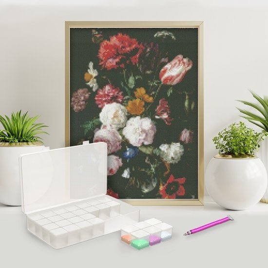 Rubye® Diamond Painting Accessories Package - Storage Box - Diamond Painting Adults - Pens - Wax - Shakers - Tweezers - Etui - Starter Pack