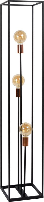 Lucide ARTHUR - Lampadaire - 3xE27 - Noir