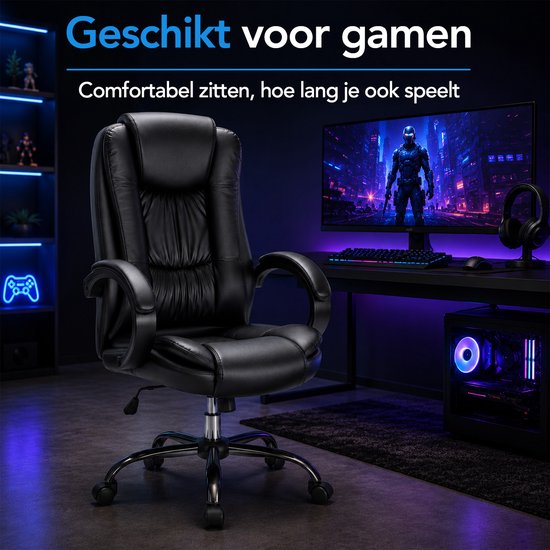 Chaise de bureau ergonomique Infinity Goods - Chaise de bureau - Réglable - Soutien lombaire 4D et tissu maillé - Jusqu'à 150 kg - NEN-EN1335 - Noir