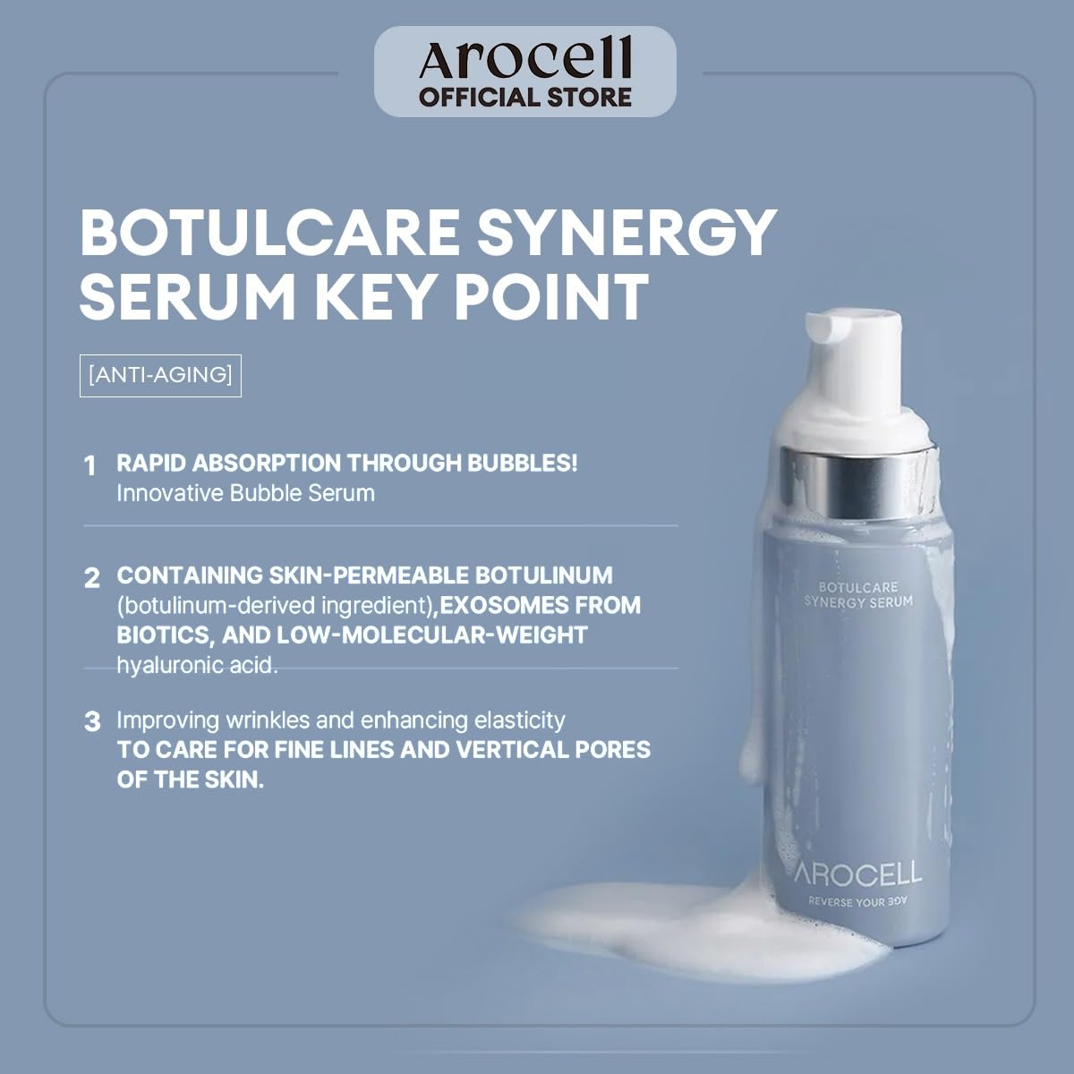 Arocell Botulcare Pore Ampoule - Sérum hydratant pour le visage - 30 ml