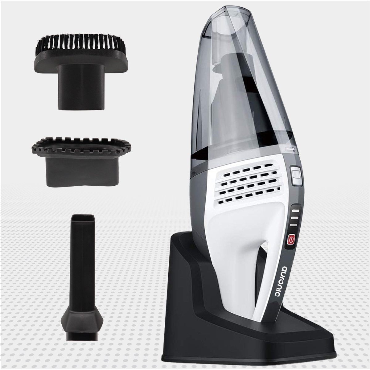 Mini aspirateur sans fil - Auronic - Aspirateur à main - Filtre HEPA - Gris foncé