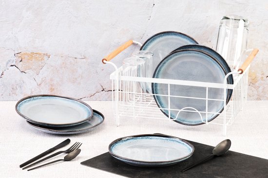 assiette GENESIS Ø20,5cm - 6 pièces - Mer