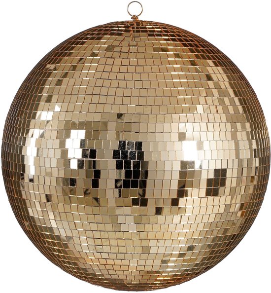 Mica Decorations Boule de Noël disco - Ø 50 cm - Champagne