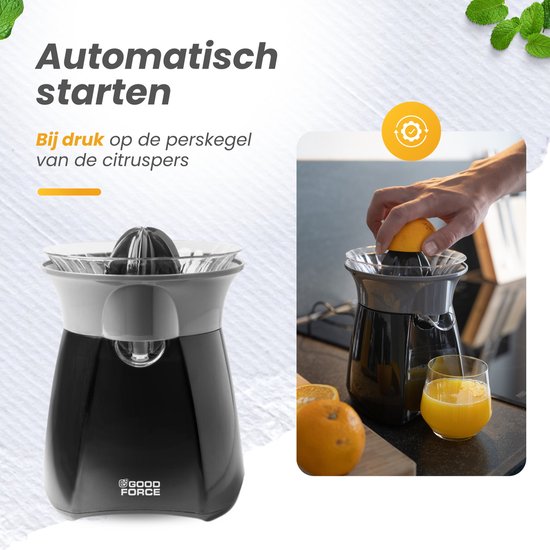 GoodForce Citrus Press - Presse-orange électrique - Presse-fruits - Presse-citron