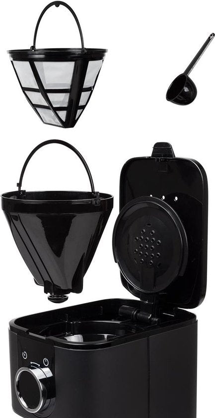 Princess 246060 Cafetière - 1.5L - 10-15 tasses - Cafetière à filtre - Noir