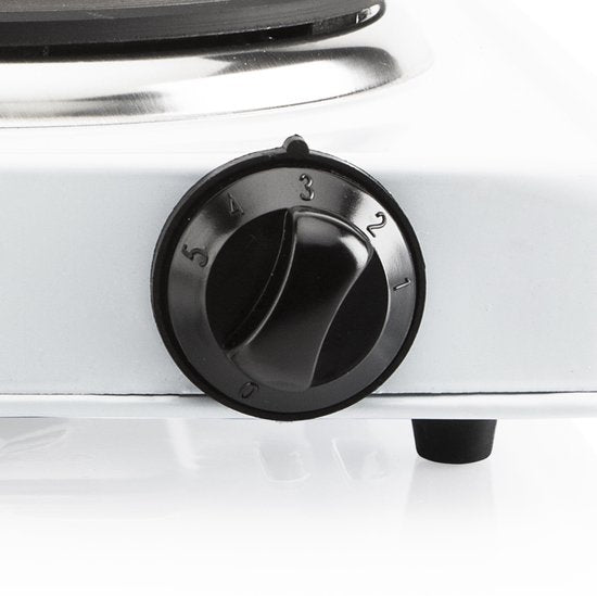 Tristar Table de cuisson électrique 2500W - KP-6245 - 2 zones de cuisson - En pose libre - Blanc