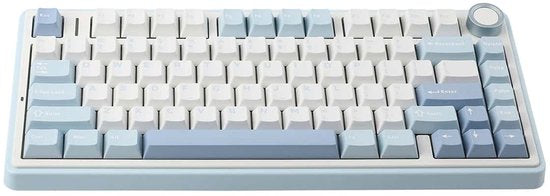 Clavier de jeu mécanique sans fil EPOMAKER F75 Sea Salt Blue LEOBOG Greywood V3 Switch RGB avec fonction Hotswap