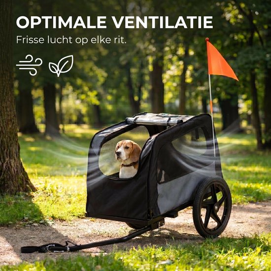 Remorque à vélo pour chien Outbee - Remorque à vélo pour chien - Remorque à vélo pliable pour chien - Chariot pour chien - Poussette pour chien
