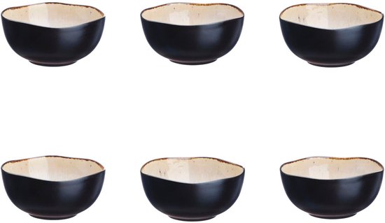 Bol IRIS Ø12cm - 6 pièces - Blanc ivoire