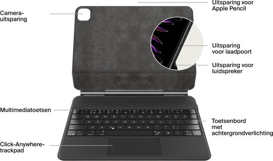 Belkin Pro Case avec clavier et support magnétique pour iPad M4 Pro 13" QWERTY