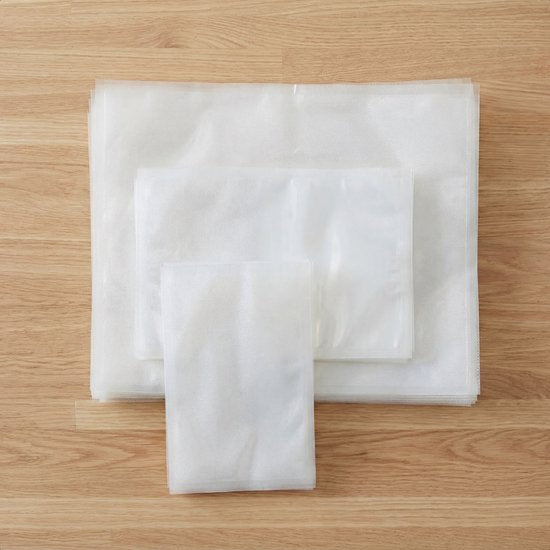 KitchenBrothers Vacuum Bags - 150 pièces - Mix Set - BPA-free - Vacuum bags food - Sous vide bags - For Vacuum Maker