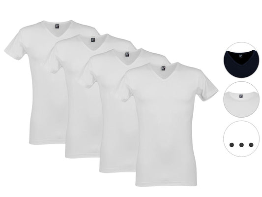 Lot de 4 t-shirts Alan Red Basic - Bleu marine - taille M