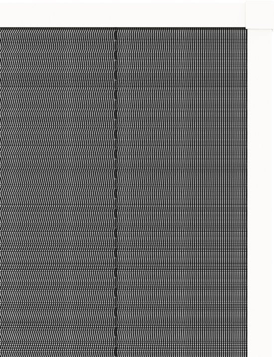 Livn plissehor raam Plus 100x155cm blanc - Convient pour les fenêtres et les lucarnes orientées vers l'extérieur - Montage sur le cadre - Largeur 35 cm raccourcissable, hauteur illimitée