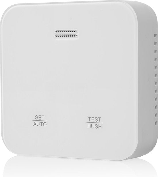 Smartwares FGA-13900 - Détecteur de qualité de l'air (dioxyde de carbone) - Alarme CO₂ - 85 dB - 3 capteurs - Alerte vocale