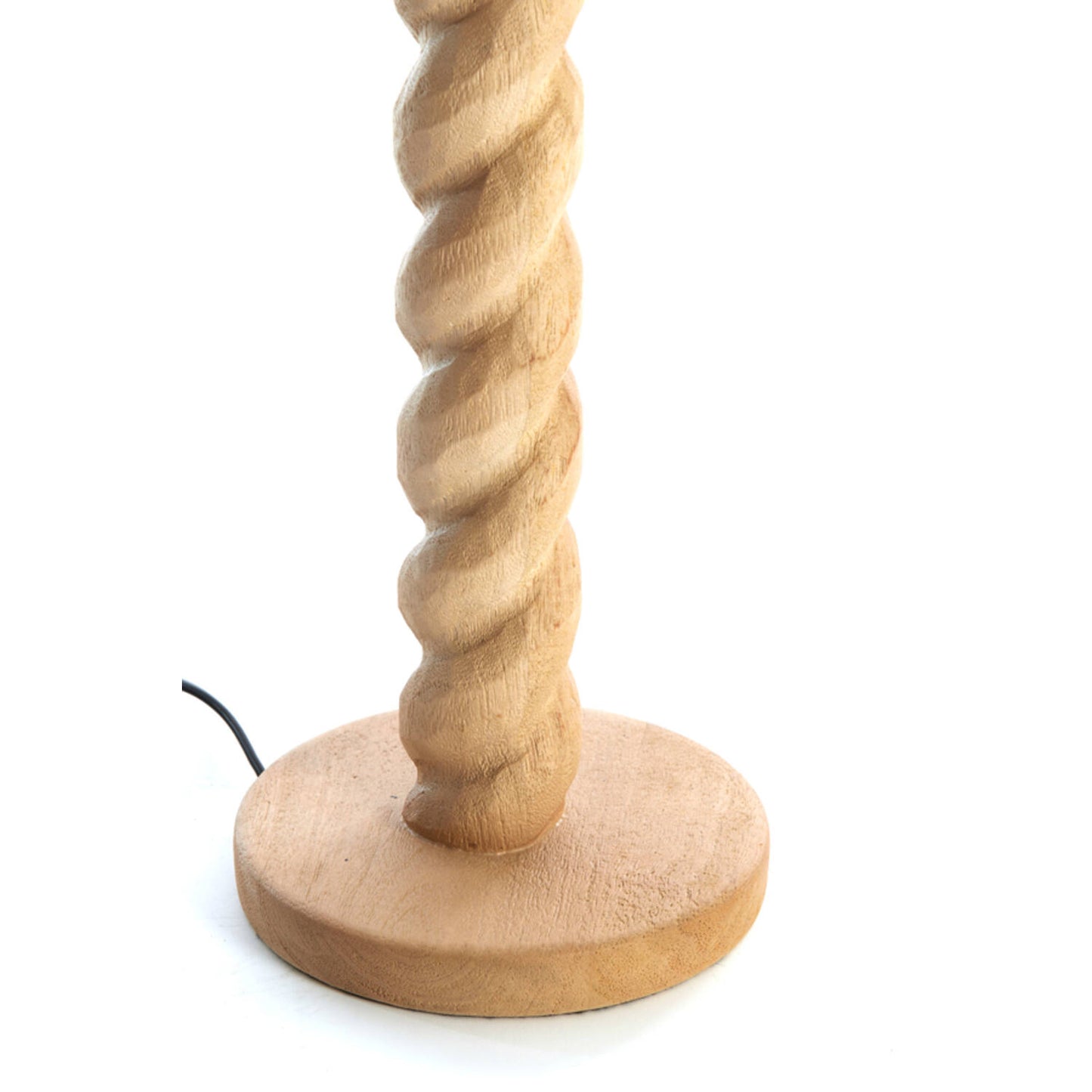 Pied de lampe Nanno - Bois - Ø 15 x 45 cm - Naturel