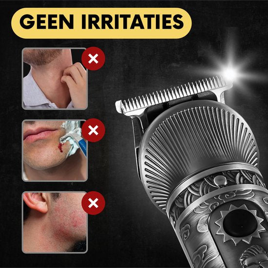 Tondeuse barbe homme 6-en-1 - Tondeuse pour barbe et corps - 6 accessoires inclus - Tondeuse corps homme - Tondeuse corps homme - Tondeuses - 0.5-15MM - Nez et oreilles - Multitrimmer - Hair Trimmer - Trim Device Beard Machine - Multigroomer
