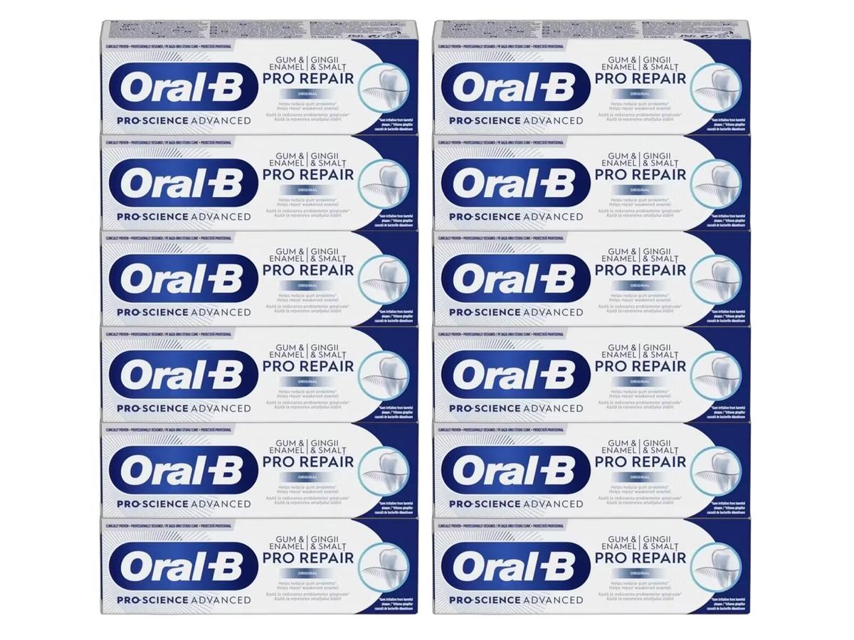 Dentifrice Oral-B Pro Repair - 12 unités - 75 ml - Original