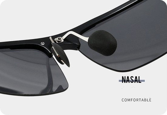 Garpex® Lunettes de cyclisme - Lunettes de sport - Lunettes de soleil polaroïd - Vélo de course - Vélo de montagne - Moto - Noir