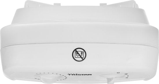 Tristar chauffage électrique KA-5059 - Chauffage à ventilateur - 2 niveaux de chaleur et ventilateur - Chauffage de camping - Blanc - Oscillant - Protection contre la surchauffe - Chauffage de salle de bains