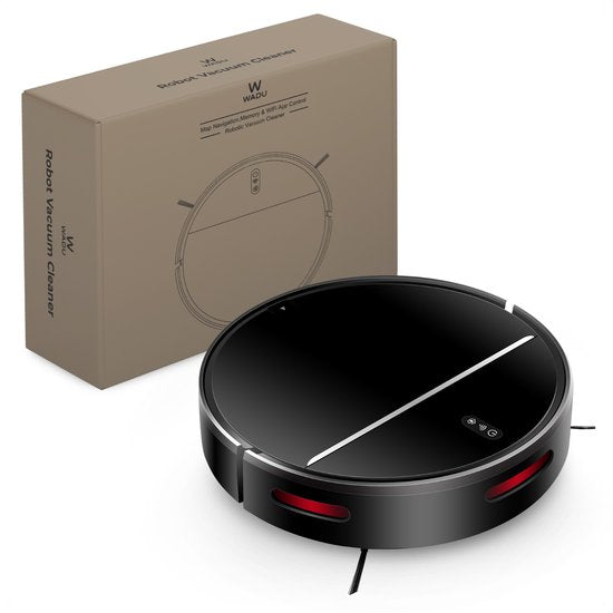 Robot aspirateur avec fonction de nettoyage - Avec station de charge - Convient aux animaux domestiques - Robot nettoyeur