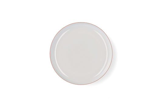 Mauviel 1830 Assiette plate 27 cm - Lot de 4 - Porcelaine blanche