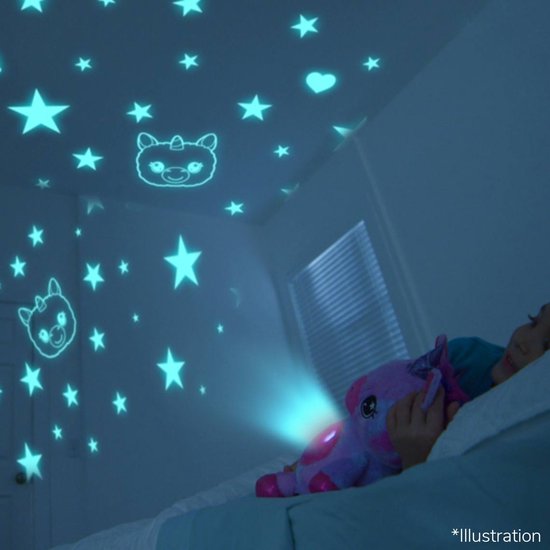 StarBelly Dream Lites - Licorne magique - peluche - projecteur d'étoiles - veilleuse - Enfants