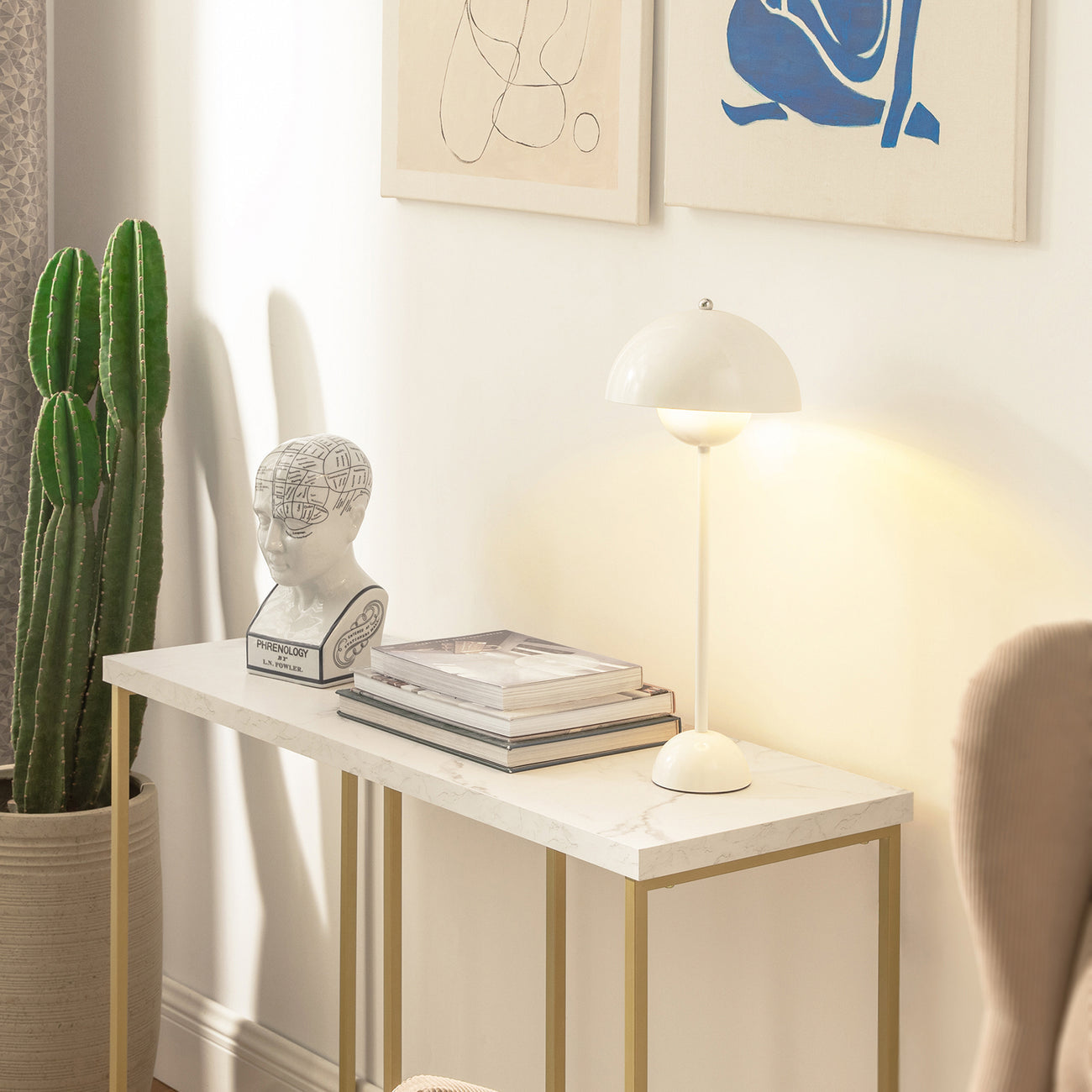 SoBuy Table d'appoint - Haute qualité - Structure en fer - 100 x 40 x 80 cm