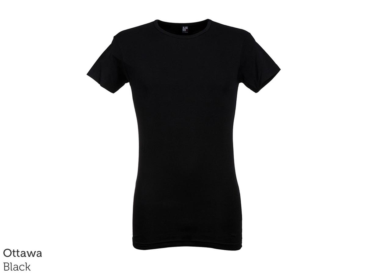 T-shirt Alan Red Basic - Lot de 4 - taille L - Noir