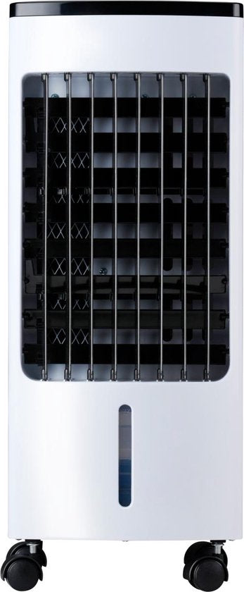 Lifetime Air - Refroidisseur d'air et refroidisseur d'air - 22 x 24 x 53,5 cm - Plastique blanc - Puissance 80W - Avec 3 vitesses et minuterie - Comprend les éléments de refroidissement et la télécommande - Refroidissement mobile