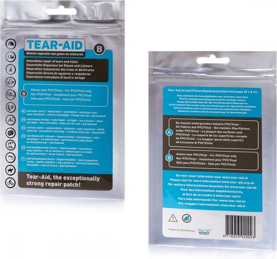 Tear-Aid - Produit de réparation - Type B - kit standard