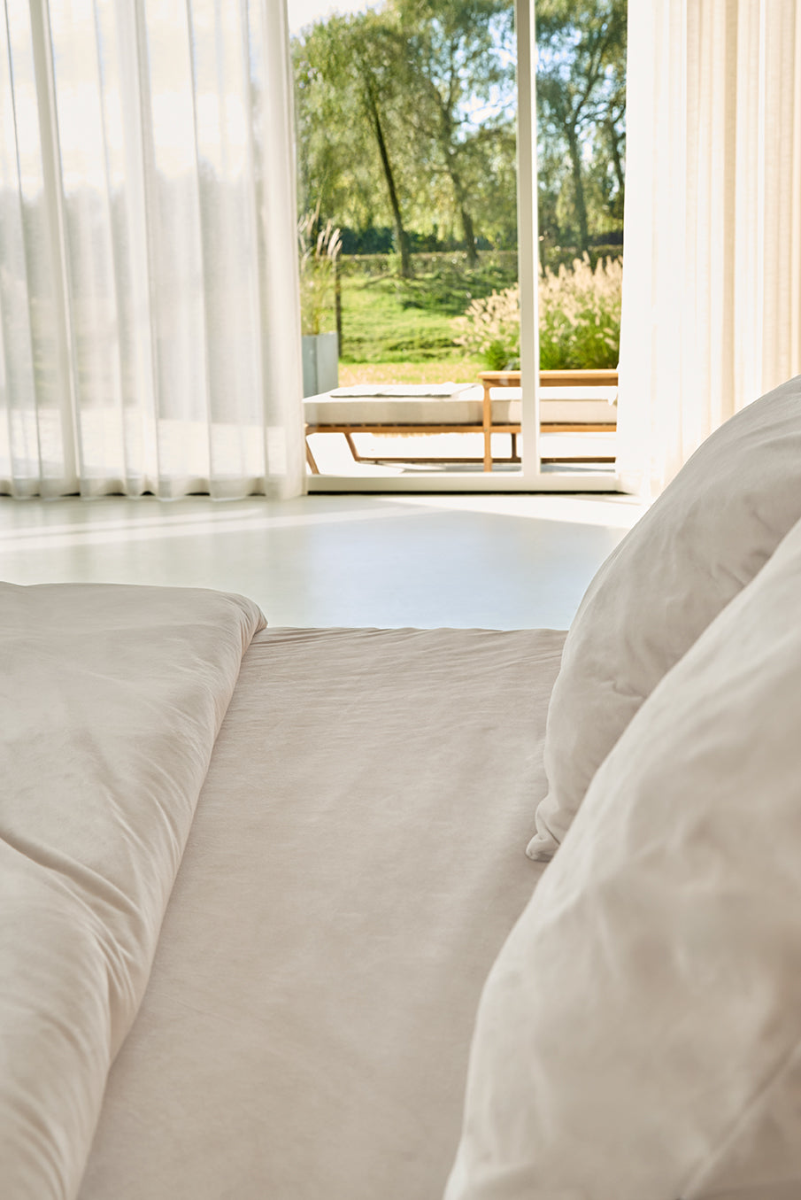 SJUMO Silky Smooth - Natural Dune - Drap-housse - 200/210 x 160cm