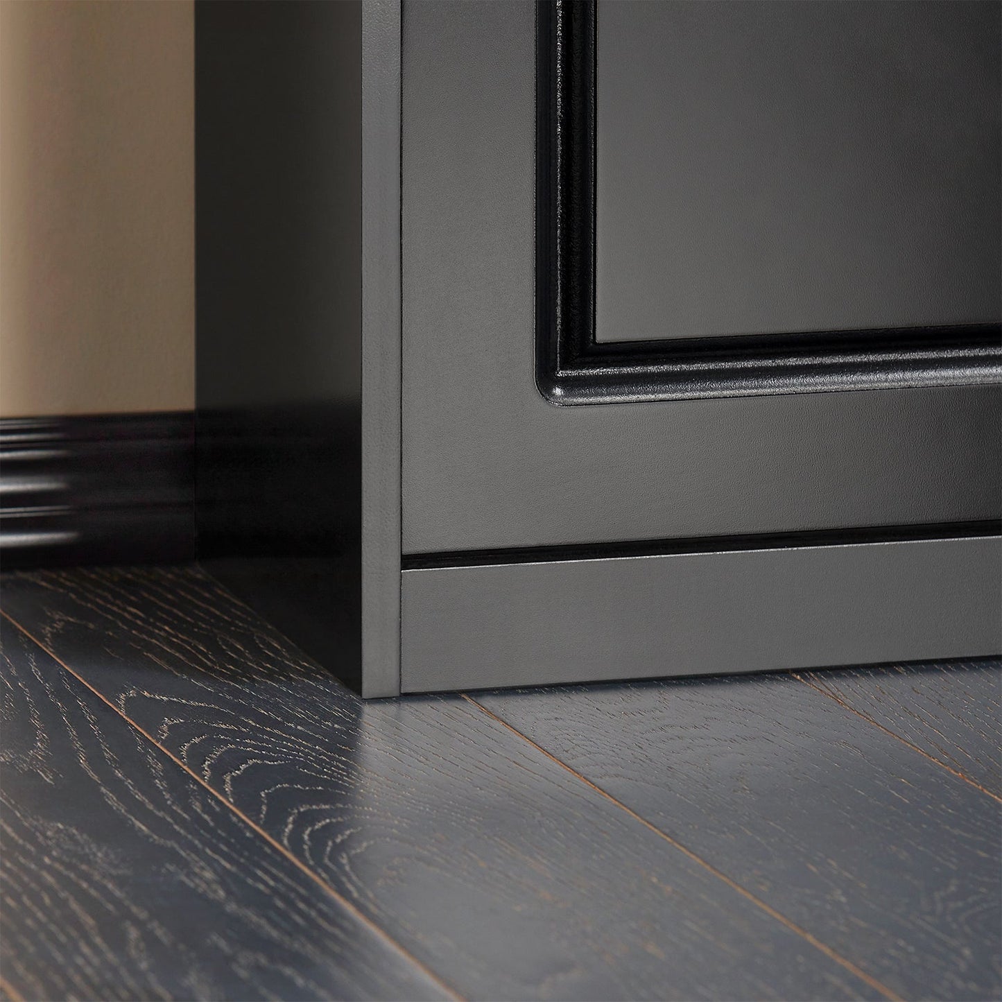 SoBuy Meuble à chaussures avec assise rembourrée - MDF - Max. 150 kg - 75 x 24 x 51 cm - Noir/ Gris